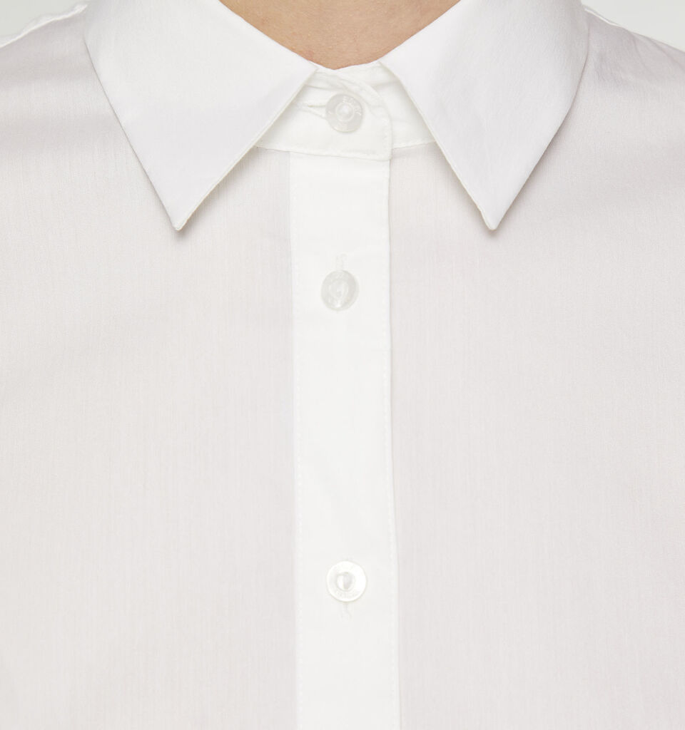 Camicia slim fit - camicie da donna - Bianco | Sisley image number 6